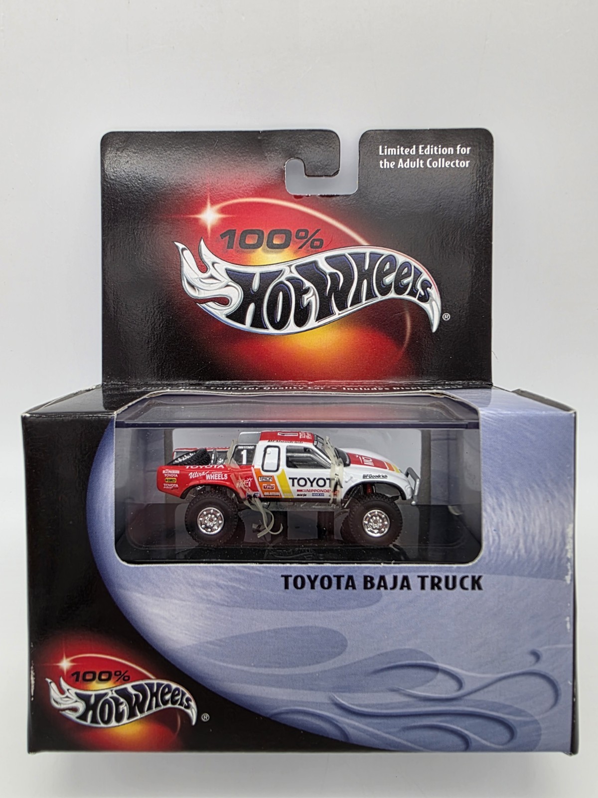 RARE Hot Wheels 100% Toyota Baja Truck #1 White Ivan Stewart MCI