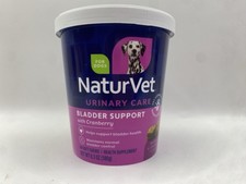 NaturVet Dog Urinary Care Bladder Support Cranberry 60 Soft Chews 6.3 Oz