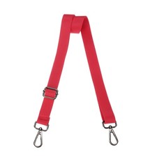 Shoulder Strap 2.5cm Wide Crossbody Strap, Red, Black Buckle