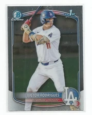 2025 Bowman Chrome Prospects 1- 125 With Color Parallels