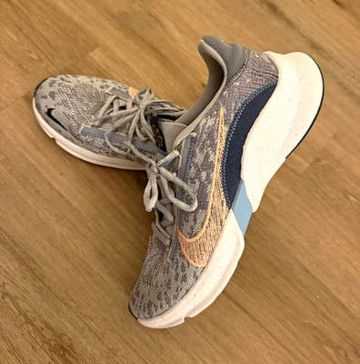 Nike SuperRep Go 3 Next Nature Flyknit Low Top Running Wolf Grey - Size 9