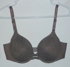 WARNERS NO SIDE EFFECTS FULL COVERAGE UNDERWIRE BRA 01356 GIRAFFE PRINT SZ 34B