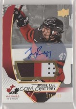 2019 Team Canada Juniors Premium Swatch 176/199 Jamie Lee Rattray #52 Auto 2d8