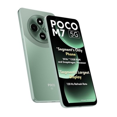 POCO M7 5G (Green, 128 GB 6 GB ) 4 Gen 2 5G Processor 6.88 inch Global Version.