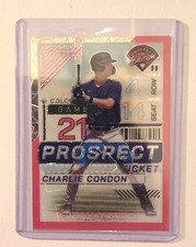 Charlie Condon - 2024 Panini Prospect Edition -PINK LASER /79