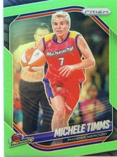 2025 Panini Prizm WNBA Lime Green /225 NO. 133 Michele Timms, Phoenix Mercury