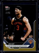 2025-26 Topps Now NBA #211 Josh Hart Gold Foil #d 6/50