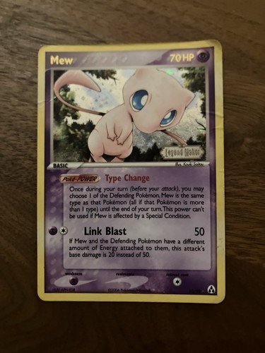 Pokemon 2006 Mew Legend Maker 10/92 Reverse Holo DMG