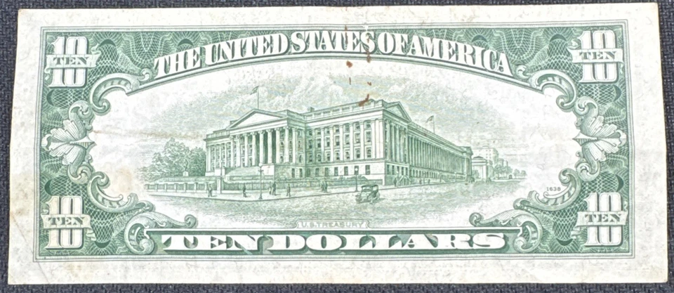 FR 2011A** $10 1950 A Federal Reserve Note US - Star Note - Boston - Image 2 of 2