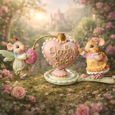 Mouse In The House  Oooh La La  70001 Mirror Figurine 1999