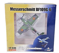 Messerschmitt BF109G-6 1:72 Scale Sky Guardians Die Cast Metal Green Color  Item