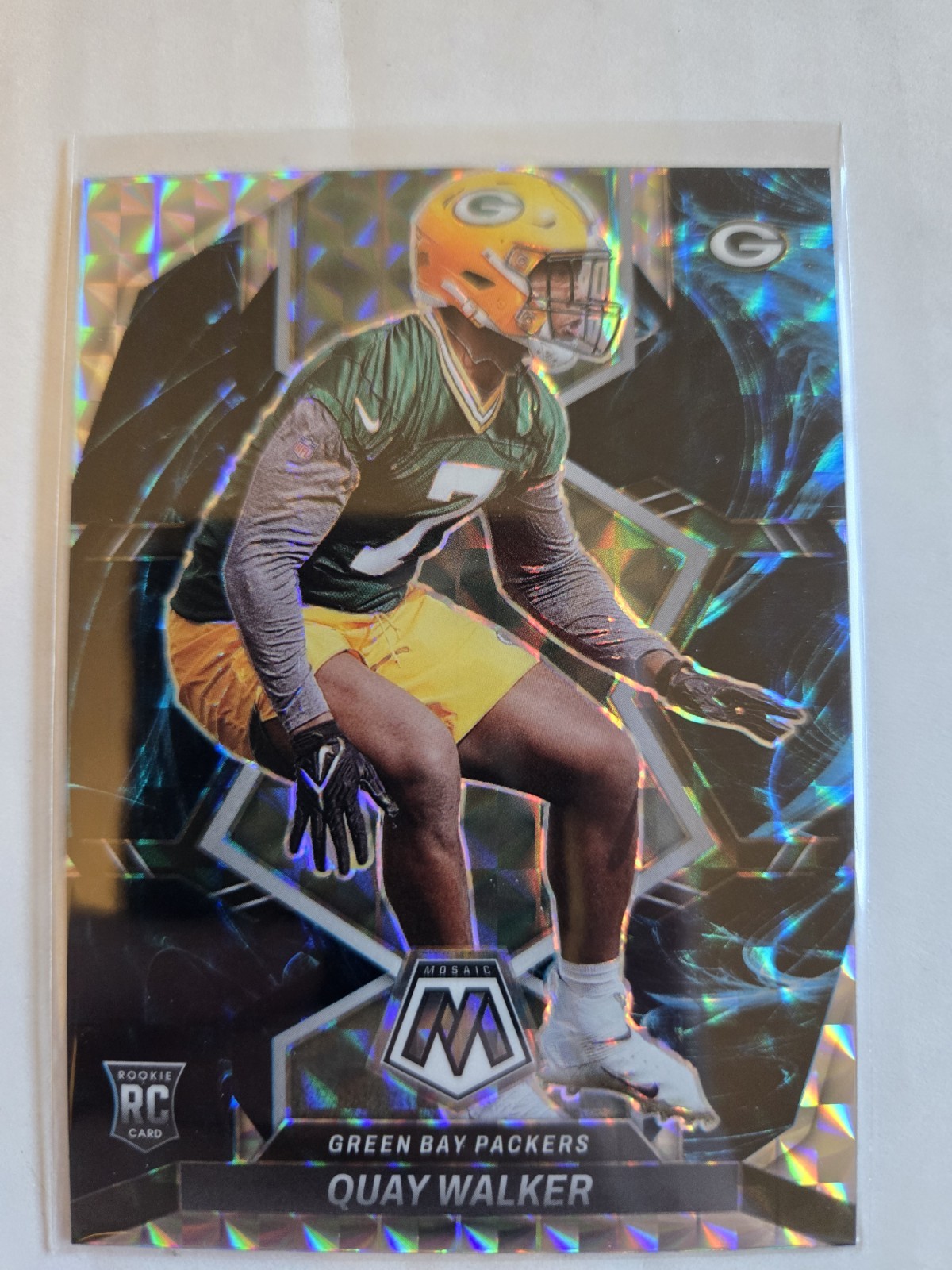 2022 Panini Mosaic - Rookies Genesis Mosaic Prizm #372 Quay Walker (RC)