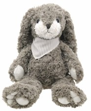 Kuscheltier Hase Kaninchen 35 cm – Plüschhase grau-beige – Schlenkerhase