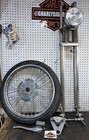 Harley Chopper Fury Springer Front End Forks 18”Wheel W/ Caliper Vintage 7/8”