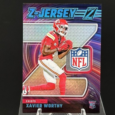 2024 Panini Zenith - Z Jersey Xavier Worthy  Prime 1/1 One Of One NFL Shield