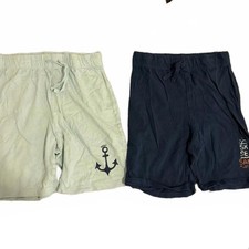 H M Kid Boys Size 10 Medium Lot of 2 Shorts Navy LightBlue