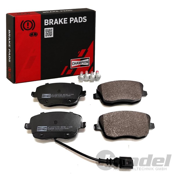 Champion BremsbelÄGe Satz Vorne Passend FüR Seat Cordoba Skoda Fabia Roomster VW-image