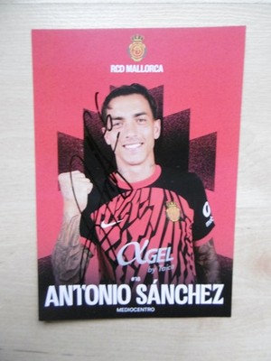Antonio Sanchez Autogramm signed 10x15 cm Postkarte ''RCD Mallorca 24/25''