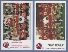 1983/1984 Redskins Police #2/5 The Hogs Joe Jacoby Russ Grimm Mark May Joe Bugel