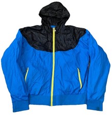Vintage Nike Rare Windrunner Windbreaker Jacket Green Black Teal Blue Women s L