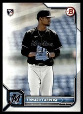 2022 Bowman Edward Cabrera Rookie Miami Marlins #78