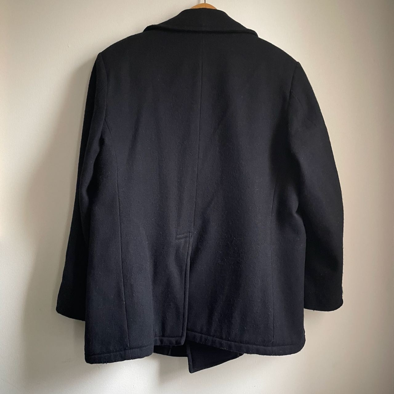 Vtg L.L.Bean Men Navy Coat Sterlingwear of Boston Anchor Collection Tall XL USA