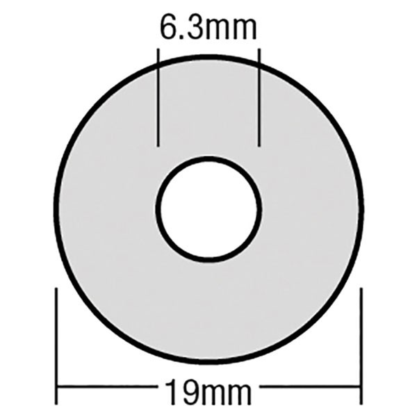 ForgeFix TechFast Bonded EPDM Washer 6.3 x 19mm Box 100