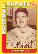 SWELL Baseball Greats 1990 Impel George Kell #47