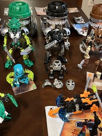Lego Bionicle LOT, 4/6 Toa Nuva (Gen 2), 2 Bohrok, 3 Turaga, 2 Nui-Rama + Masks