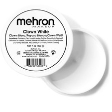 Mehron Makeup Clown White Professional Face Paint 7 Ounce Pack of 1 , white