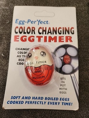 Burton Egg Perfect Color Changing Egg Timer NEW Sealed Cooking Timer Kitchen