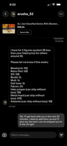 Lot Of  10 -G.I. Joe Classified Series ACTION FIGURE HASBRO MINT