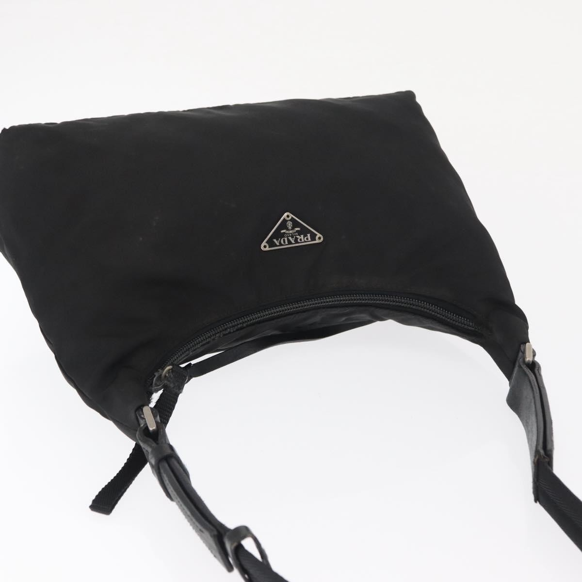 PRADA Shoulder Bag Nylon Black Silver Auth bs32954 thumbnail 6