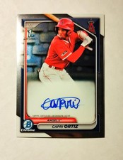 Capri Ortiz 2024 1st Bowman Chrome AUTO Angels Prospect AUTOGRAPH Raw RC N6