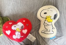 Two Snoopy And Woodstock Pillows