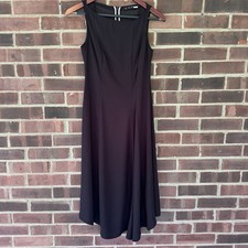 Zara Basic Collection Black Fit Flare Dress Sleeveless Women’s US XS Regular