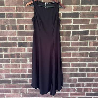 Zara Basic Collection Black Fit Flare Dress Sleeveless Women s US XS Regular