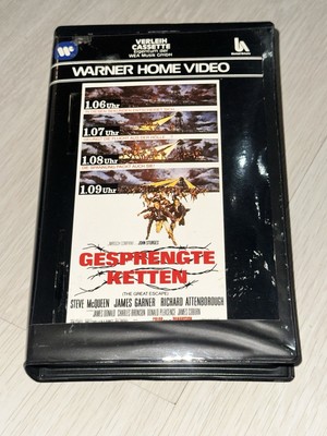 Gesprengte Ketten .VHS .Warner Home Video Steve McQueen 