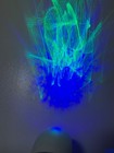 ceiling night light projection light blue cloud nebula green laser — photo 7