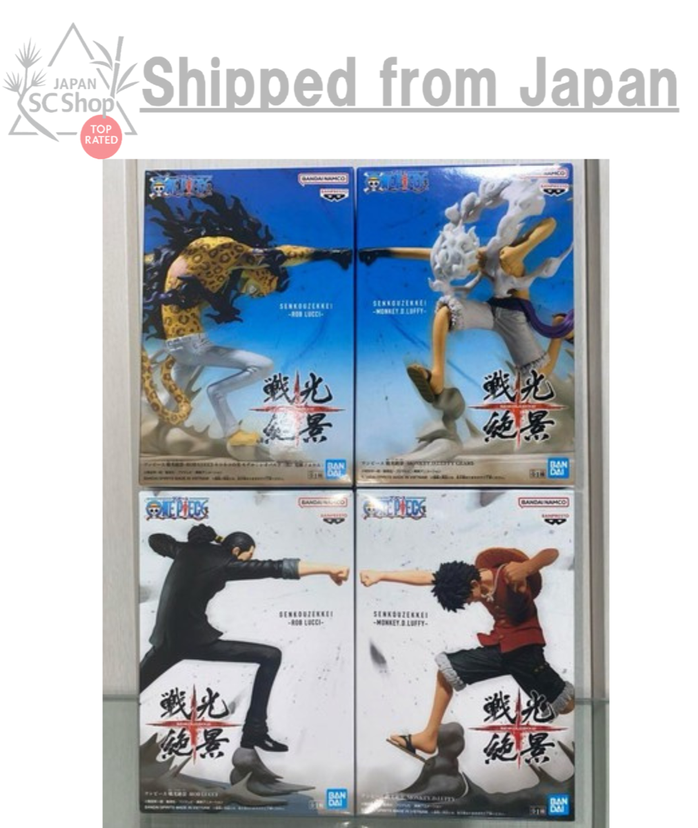 One Piece Senko Zekkei Luffy Gear 5 Rob Lucci Enies Lobby Figure