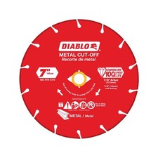 Diablo DDD070DIA101F Type-1 Diamond Metal Cut Off Blade 7 Dia. x 7/8 in.