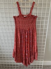 A Beautiful Soul Dress Size B 2XL (18-20) Orange Adjustable Straps Asymmetric
