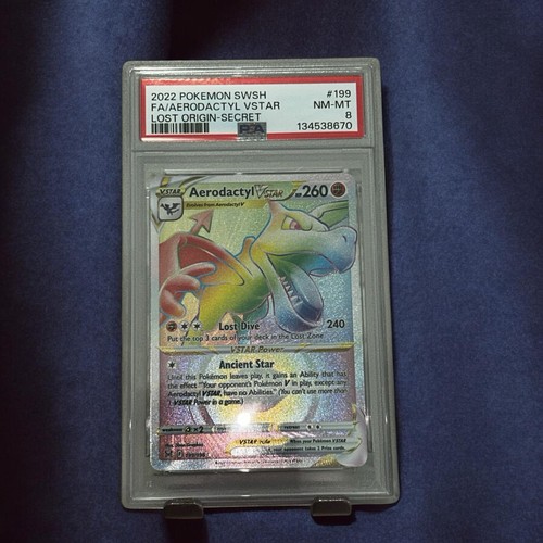 Aerodactyl VSTAR graded PSA 8 for sale on eBay