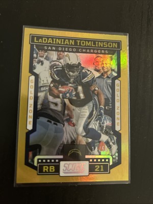 2023 Score - LaDainian Tomlinson #151 Gold Zone 14/50