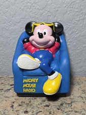 Walt Disney Co. Sillón Mickey Mouse Radio AM Modelo 12-910 Radio Shack - Funciona