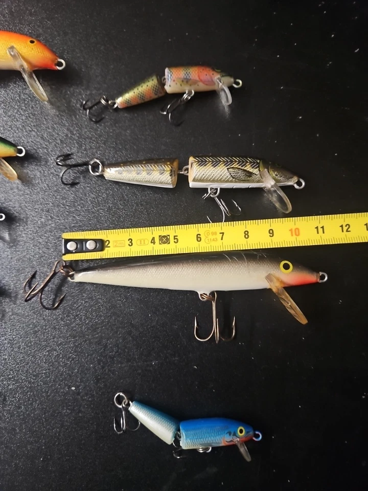 10 X Rapala Wobbler Hecht Wels Barsch Zander Crankbait Hartbait Selten Sammler - Bild 4 von 4