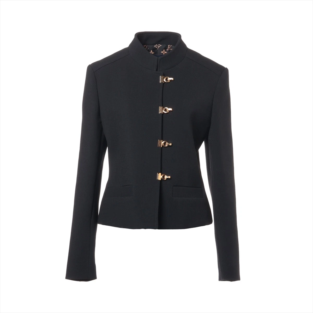 LOUIS VUITTON（LV） Louis Vuitton 21AW Giacca di Lana 38 Donna Nero RW212W