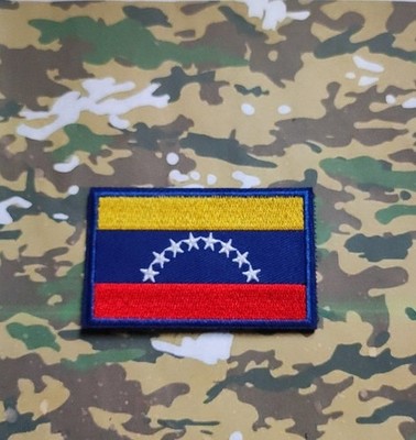Patch Venezuela Nationalflagge Trump Maduro Hook and Loop Scratch