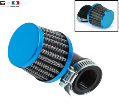 Yctze Filtre à Air Moto Universel 42/48/50/60 Mm – Haut Débit 360°, Lavable, Améliore Puissance & Accélération, Conique Performance