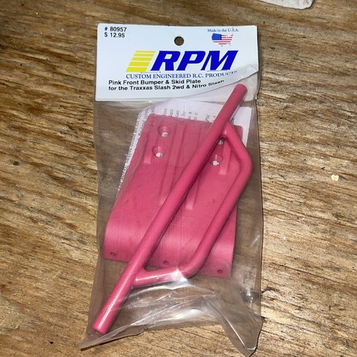 RPM # 80957  Traxxas Slash Front Bumper & Skid Plate NEW IN PACKAGE - Picture 1 of 3